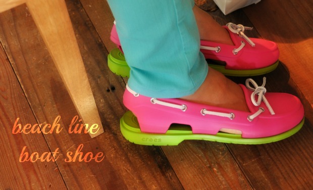 beach line boat shoe pink22